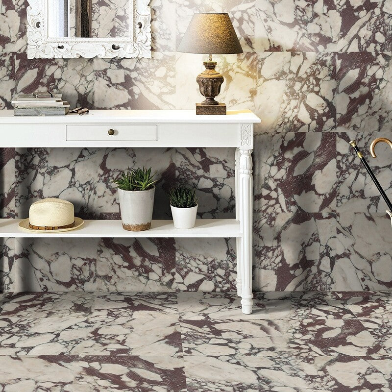 Calacatta Viola Marble 12x24 Honed Tile | TMD