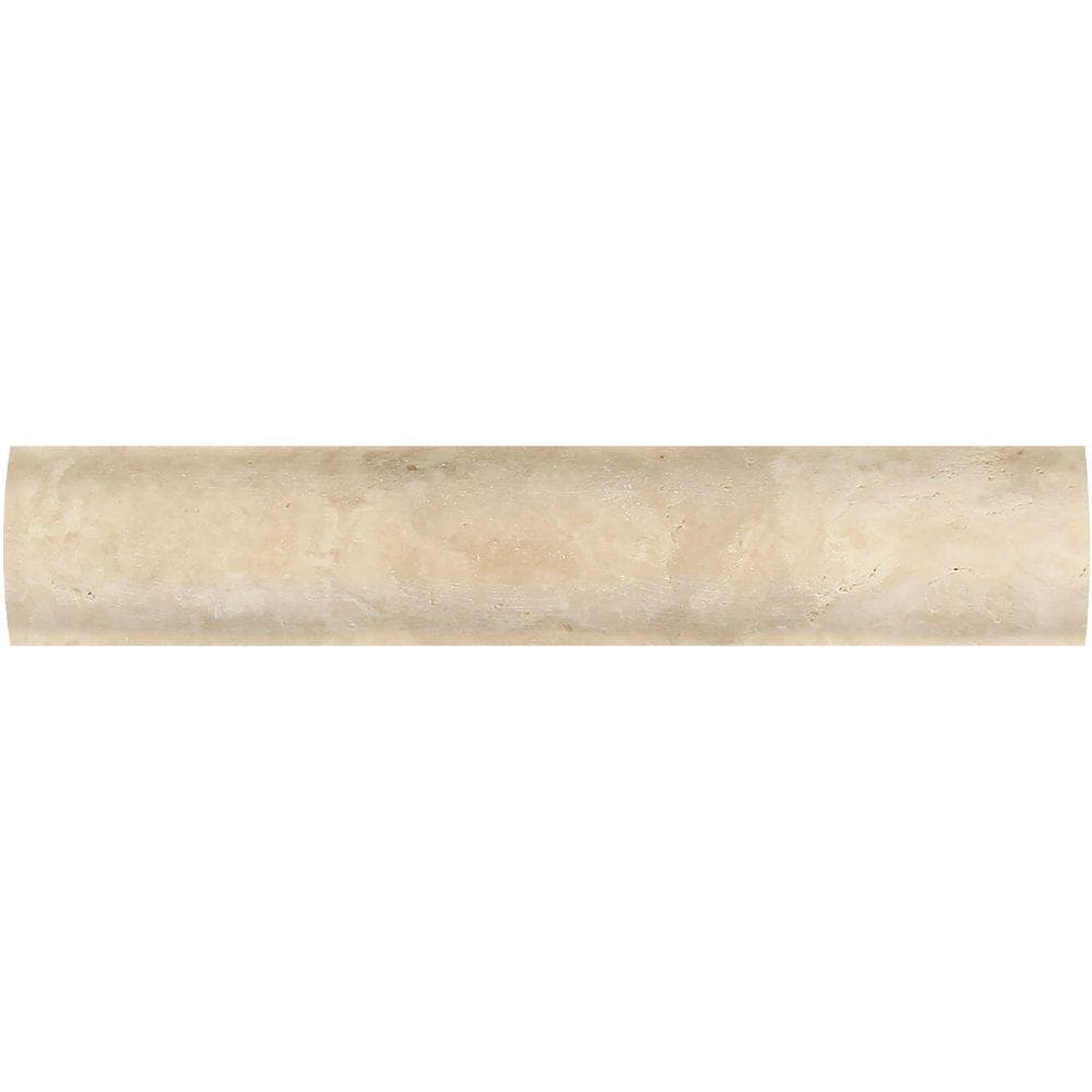 1 x 12 Honed Durango Travertine Quarter Round Trim | TMD