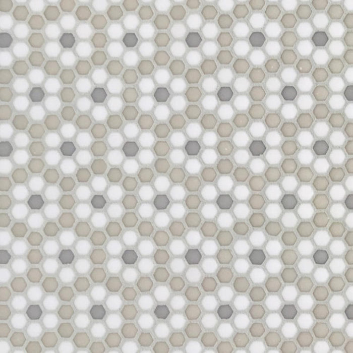 Country Dijon Geometro Glass Mosaic Collection.