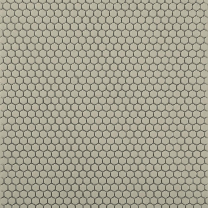 Flaxen Solid Geometro Glass Mosaic Collection.