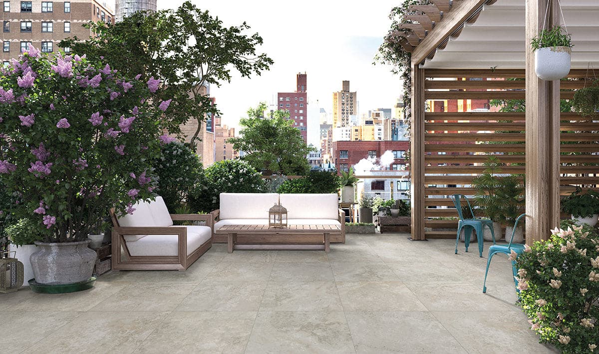 Trevi Silver 24x24 2 cm Porcelain Paver | TMD