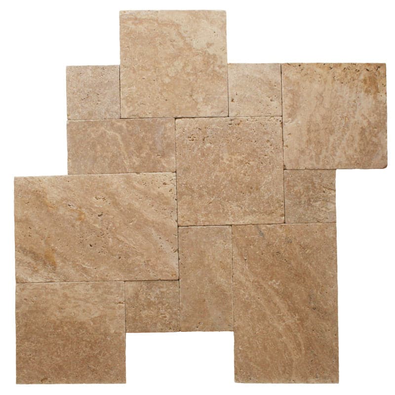 French Pattern Travertine: Sizes, Layout and How to Order
