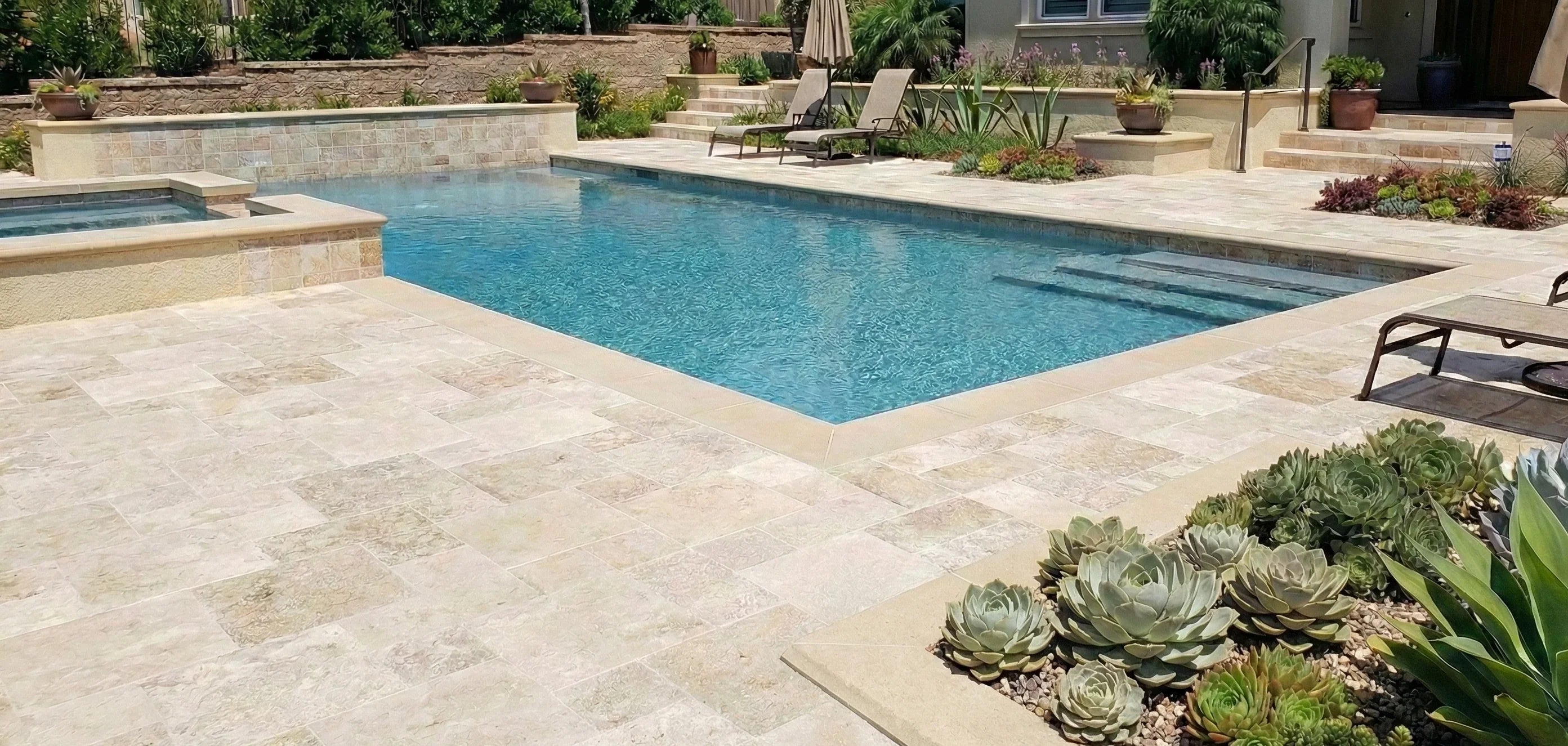 Silver Travertine 9x18 XL Rockmount Split Face Stacked Stone Ledger Co Silver Travertine 9x18 XL Rockmount Split Face Stacked Stone Ledger Co