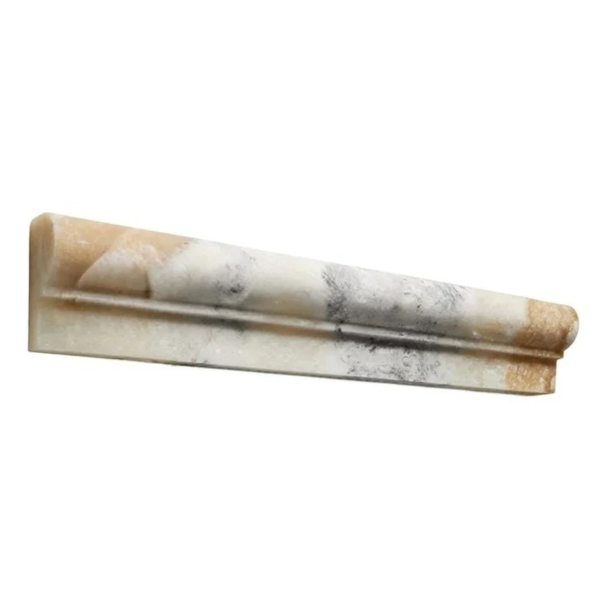 2x12 marble crown molding and chair rail trim pieces