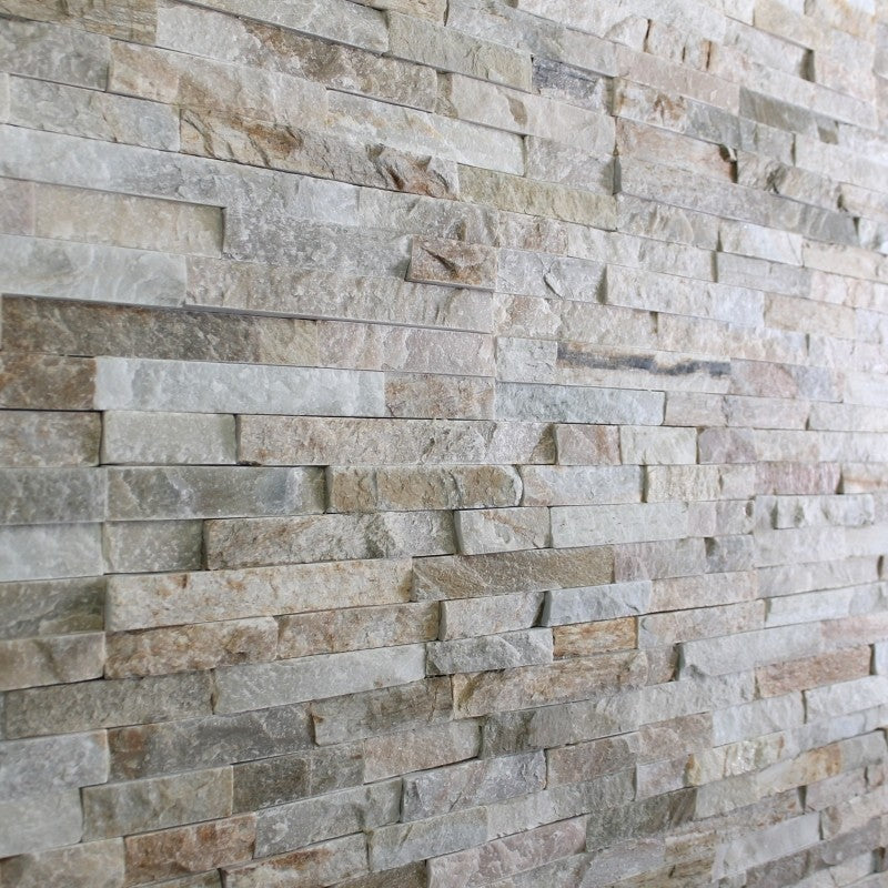 STACKED STONE LEDGER PANELS--TILE AND MOSAIC DEPOT