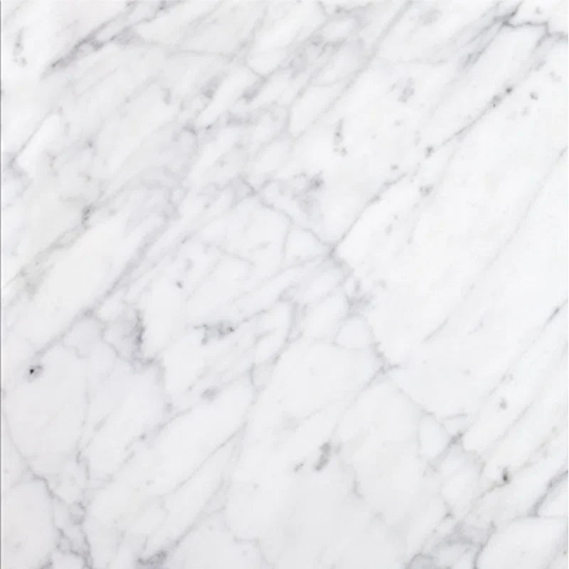 White tile collection in classic Carrara and Thassos marble 