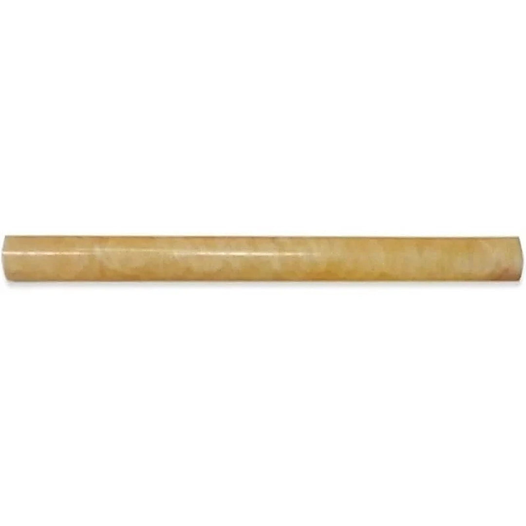 3/4x12 marble pencil liner trims in honed and polished natural stone