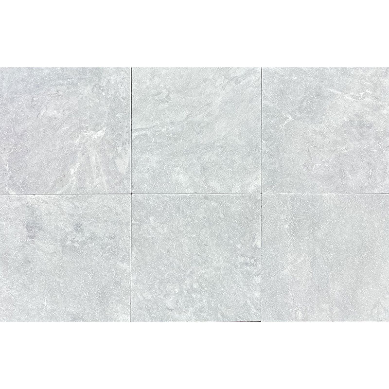 Lucy Gray Marble 12x12 Tumbled Tile - TILE AND MOSAIC DEPOT