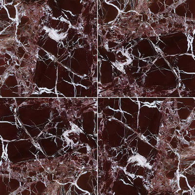 Rosso Levanto Red Marble 12x12 Polished Tile - TILE & MOSAIC DEPOT