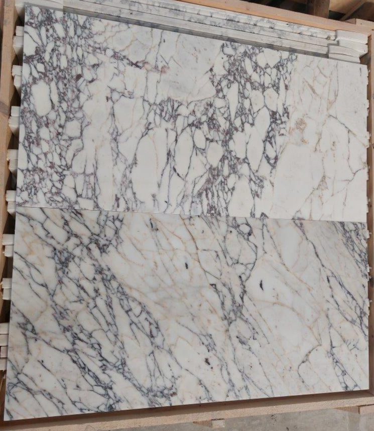Calacatta Viola Marble 18x36 Honed Tile - TILE & MOSAIC DEPOT