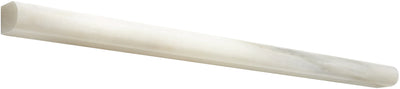 Calacatta Oliva Marble 1/2x12 Honed Pencil Liner - TILE & MOSAIC DEPOT