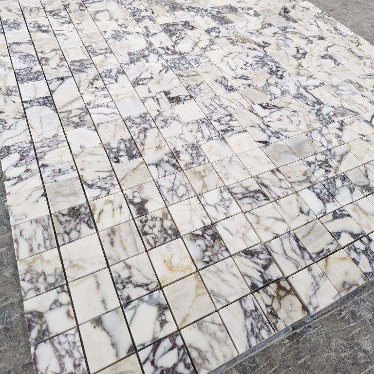 Calacatta Viola Marble 2x2 Honed Mosaic Tile - TILE & MOSAIC DEPOT