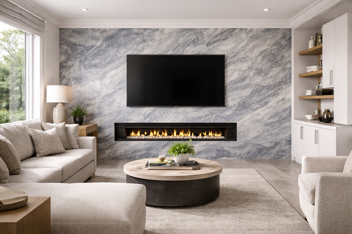 Bardiglio Nuvolato Polished Marble Slab - TILE AND MOSAIC DEPOT