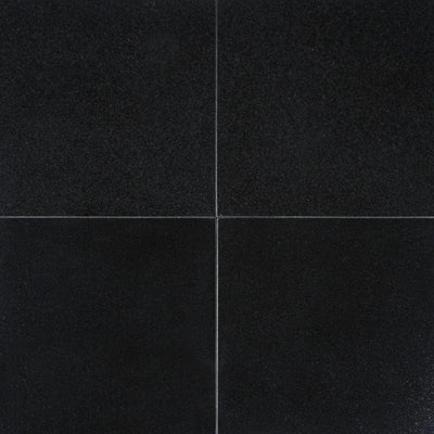 Absolute Black Granite 12x12 Polished Tile - TILE & MOSAIC DEPOT
