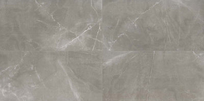 Amani Grey 24x48 Italian Polished Porcelain Tile