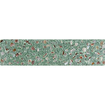 Aquaterra Green 3x12 Brick Shell Terrazzo Tile