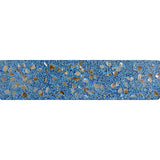 Aquaterra Blue 3x12 Brick Shell Terrazzo Tile