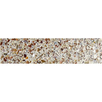 Aquaterra White 3x12 Brick Shell Terrazzo Tile - TILE & MOSAIC DEPOT