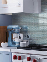 COLOR PALETTE PALE 1X3 BRICK GLOSS Glass Mosaic Tile - TILE & MOSAIC DEPOT