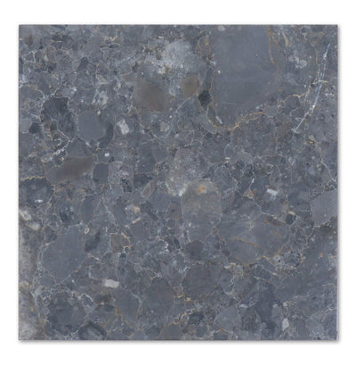Breccia Grigio Italian 12x24 Honed Marble Tile