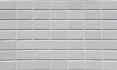 Bianco Dolomite Marble 3x6 Beveled Polished Tile - TILE & MOSAIC DEPOT
