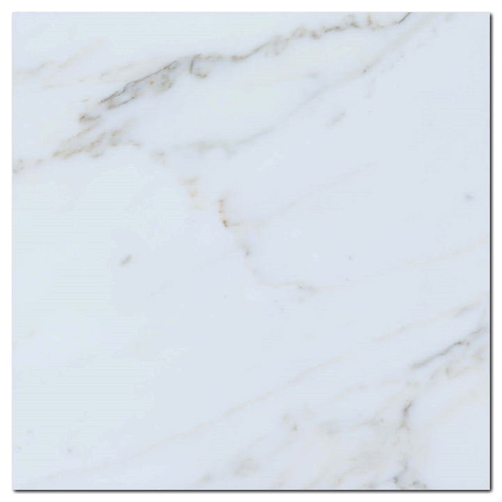 Calacatta Gold Marble 18x18 Honed Marble Tile - TILE & MOSAIC DEPOT