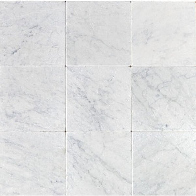 Oriental White Marble 12x12 Tumbled Tile - TILE & MOSAIC DEPOT