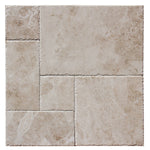 Cappucino Marble 24x24 Brushed and Chiseled Tile