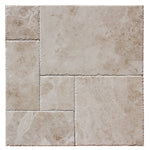 Cappucino Marble 12x12 Brushed and Chiseled Tile