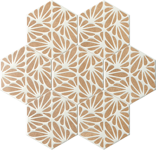 Cesello Chamotte Terracreta 8.5x10 Hexagon Porcelain Tile - TILE & MOSAIC DEPOT