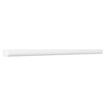 Bianco Dolomite Marble Honed 1/2×12 Pencil Liner - TILE & MOSAIC DEPOT