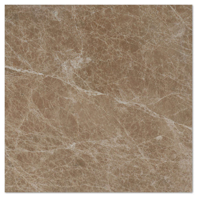 Emperador Light Marble 12x12 Polished Tile