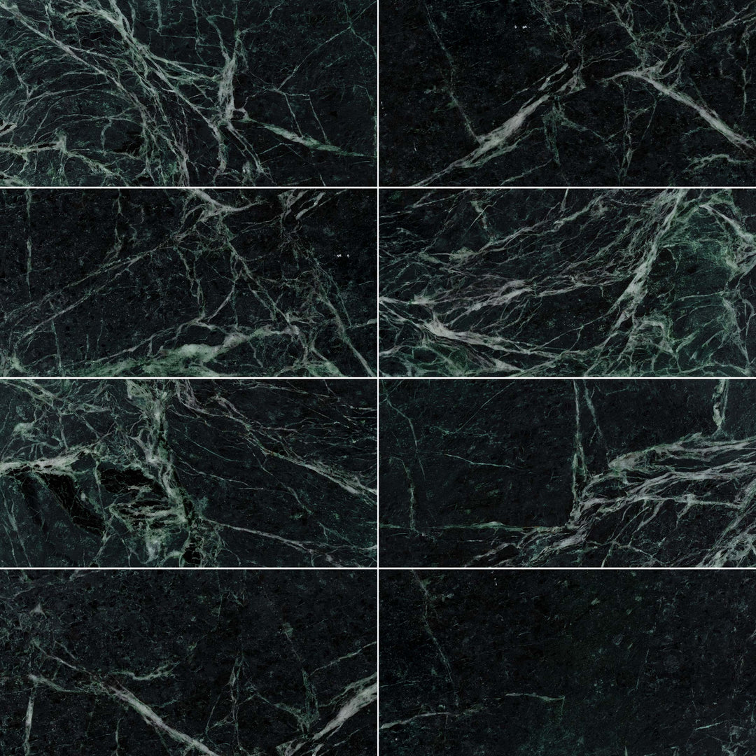 Empress Green Marble 12x24 Polished Tile