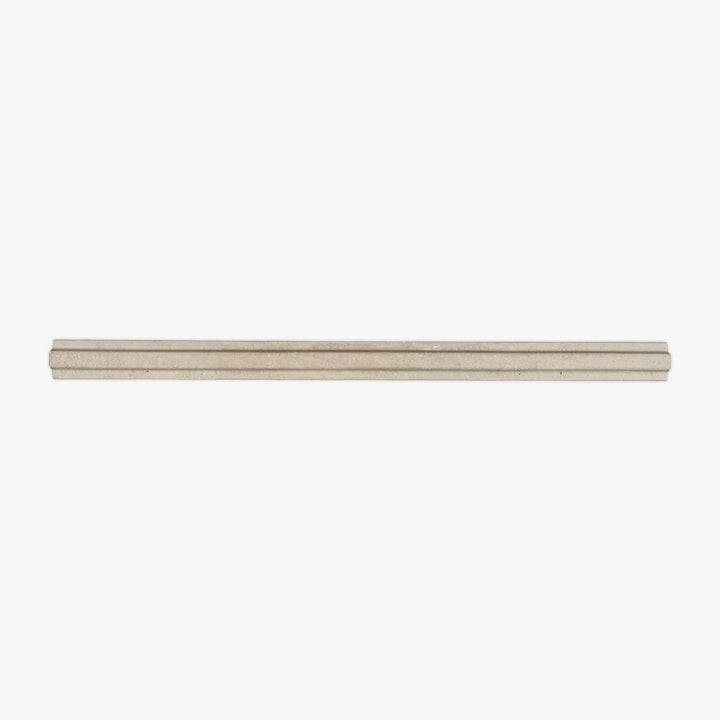 Crema Perlino Limestone 3/4x12 Pencil Liner
