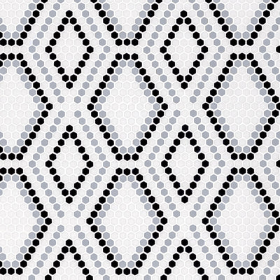 Geometro Python Hopi Recycled Glass Mosaic Tile - TILE & MOSAIC DEPOT