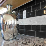 ALASKA ICICLE glass, stone Mosaic Tile - TILE & MOSAIC DEPOT