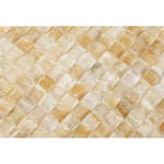 Honey Onyx 3D Pillow Polished Mosaic Tile - TILE & MOSAIC DEPOT