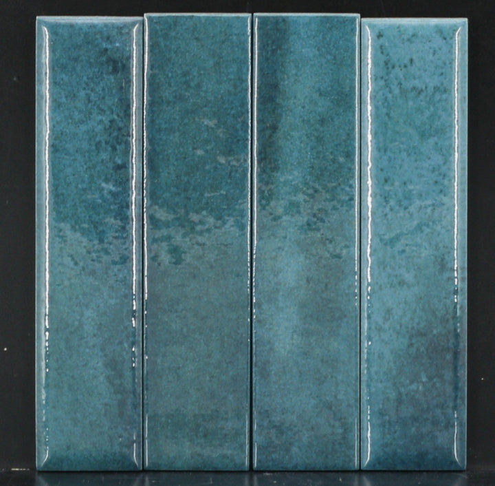 Vibe 2x8 Ocean Blue Glossy Wall Tile