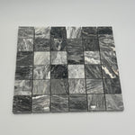 Bardiglio Grey Marble 2x2 Square Polished Mosaic Tile - TILE & MOSAIC DEPOT