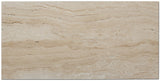 Ivory Travertine 18x36 Unfilled Honed Vein Cut Tile