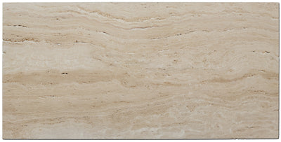 Ivory Travertine 18x36 Unfilled Honed Vein Cut Tile