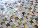 JEWELS OF THE SEA CHECKED PEARL shell Mosaic Tile - TILE & MOSAIC DEPOT