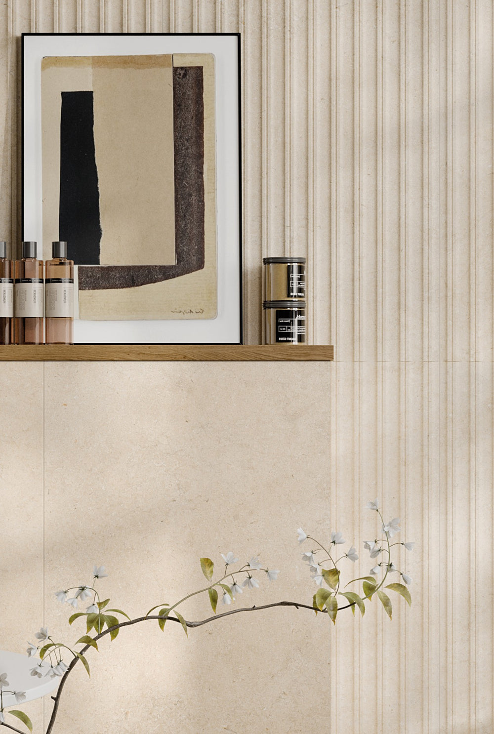 Lutezia Beige Loira 24X48 Matte Italian Porcelain Tile - TILE & MOSAIC DEPOT