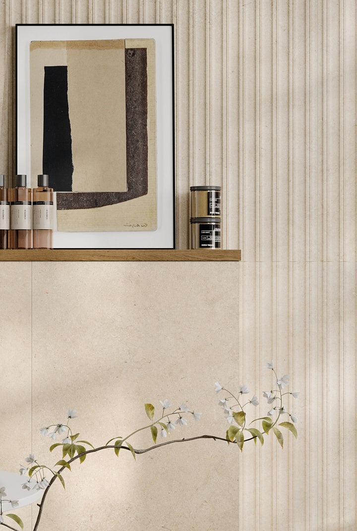 Lutezia Beige Loira 24X48 Matte Italian Porcelain Tile - TILE & MOSAIC DEPOT