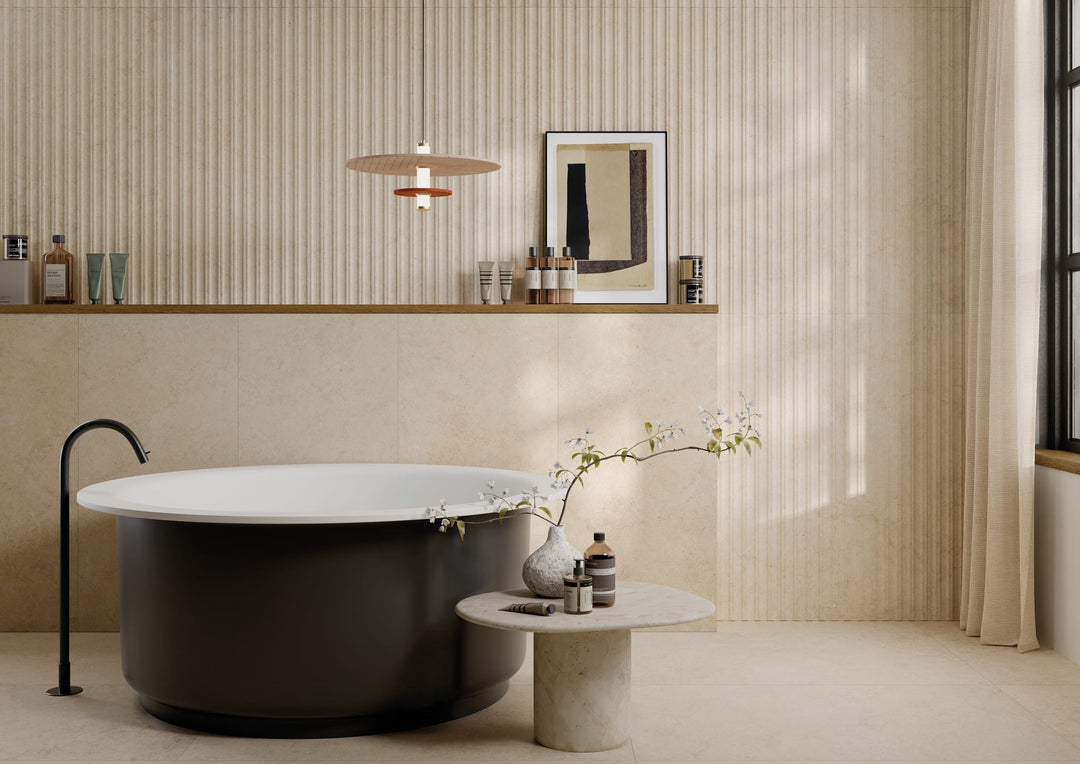 Lutezia Beige 24X48 Matte Italian Porcelain Tile