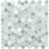 Ming Green Marble 2x2 Hexagon Mosaic Tile - TILE & MOSAIC DEPOT