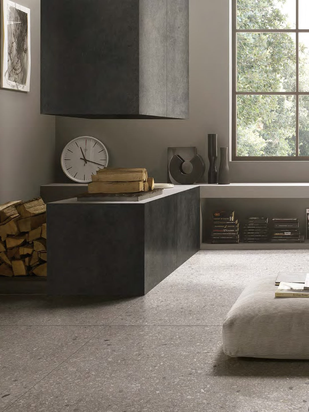 Florim Match Up Earl Grey Mix 24X48 Polished Porcelain Tile