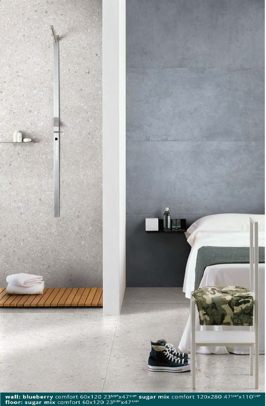 Florim Match Up Sugar Mix 24X48 Polished Porcelain Tile