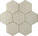 Intarsio Argilla Terracreta 8.5x10 Hexagon Porcelain Tile