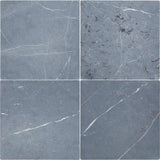 Nero Marquina Marble 12x12 Tumbled Tile